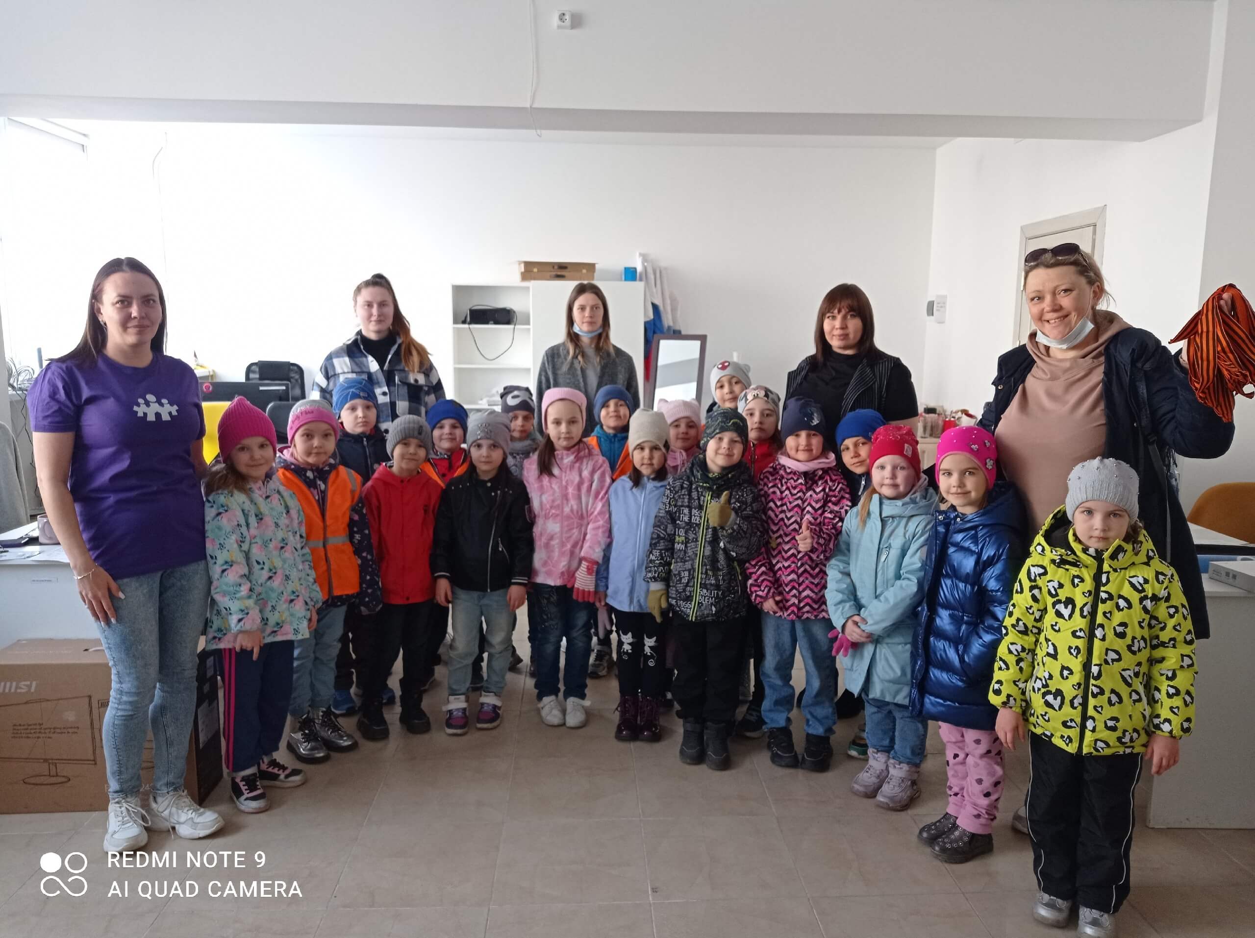 Ребята волонтёрского объединения УМКА «Детского сада » Гусельки» посетили Ресурсный центр добровольчества г.Югорска.